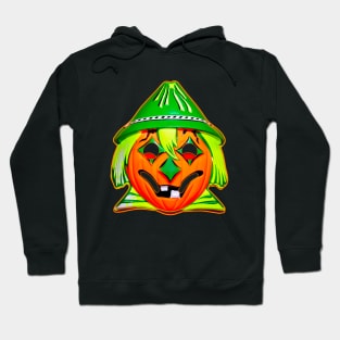 Pumpkin Scarecrow Mask Hoodie